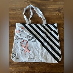 Torrid canvas breast cancer awareness tote